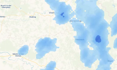 Regenradar Vorschaubild - Aktuelle Niederschläge in Kasparzell und Umgebung