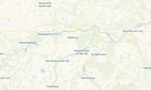 Regenradar Vorschaubild - Aktuelle Niederschläge in Kastl und Umgebung