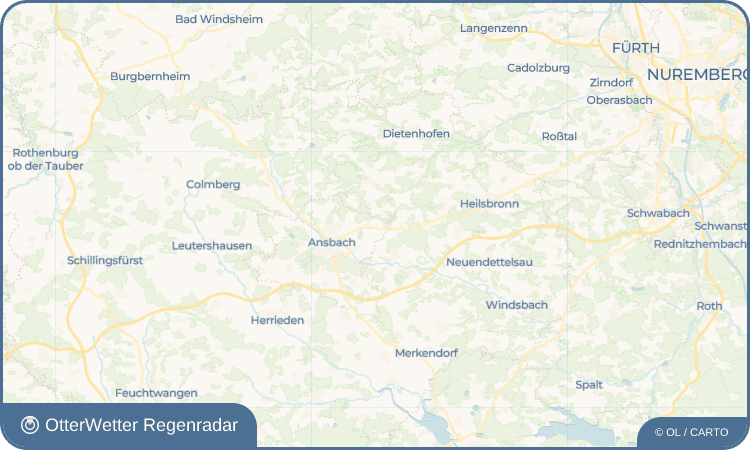 OtterWetter Regenradar-Widget Katterbach