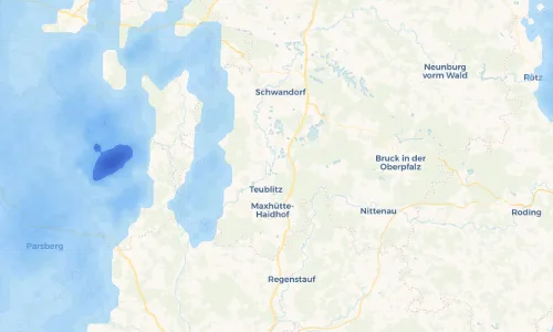 Regenradar Vorschaubild - Aktuelle Niederschläge in Katzdorf und Umgebung