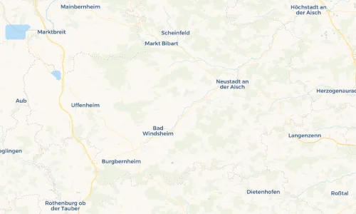 Regenradar Vorschaubild - Aktuelle Niederschläge in Kaubenheim und Umgebung