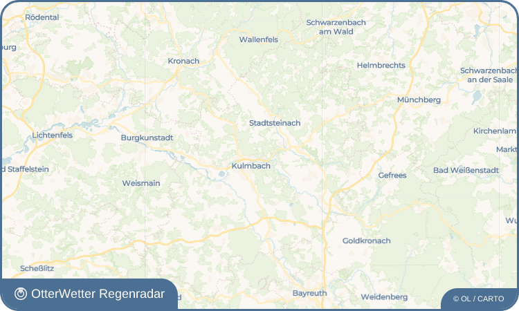 OtterWetter Regenradar-Widget Kauernburg