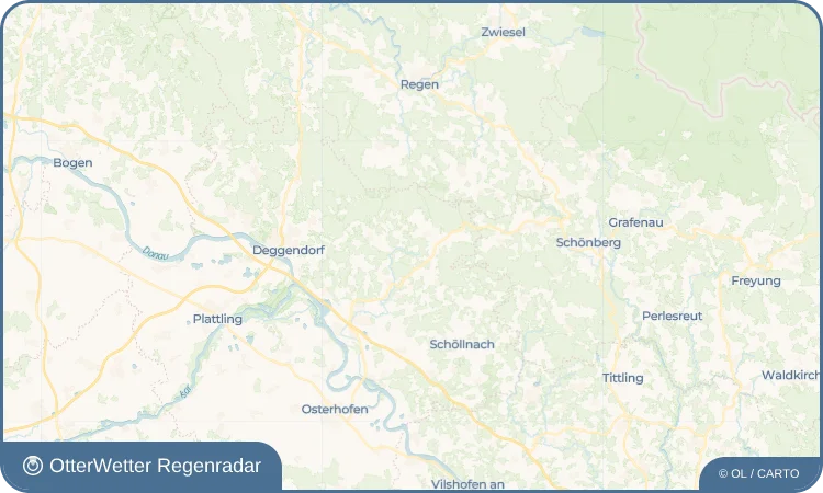 Wetter-Widget-Vorschau mit Vorhersagedaten für Kaußing