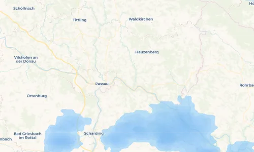 Regenradar Vorschaubild - Aktuelle Niederschläge in Kellberg und Umgebung