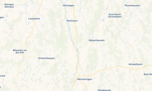 Regenradar Vorschaubild - Aktuelle Niederschläge in Kellmünz an der Iller und Umgebung
