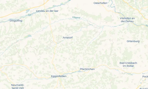 Regenradar Vorschaubild - Aktuelle Niederschläge in Kemathen und Umgebung