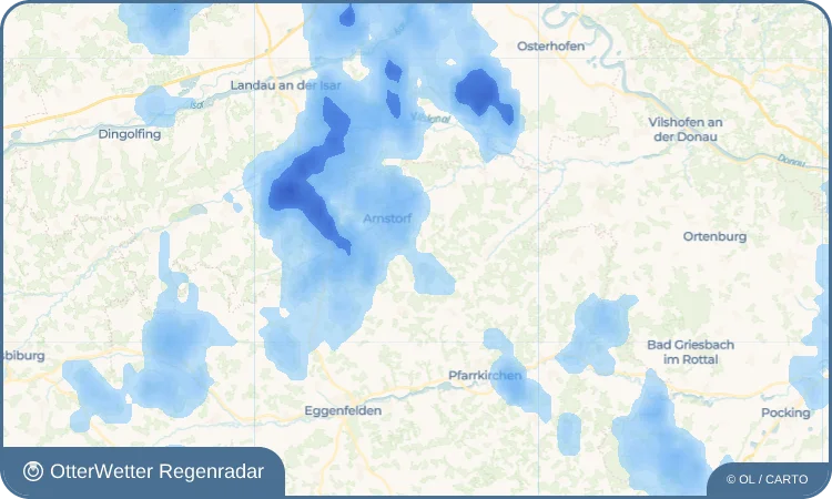 Wetter-Widget-Vorschau mit Vorhersagedaten für Kemathen