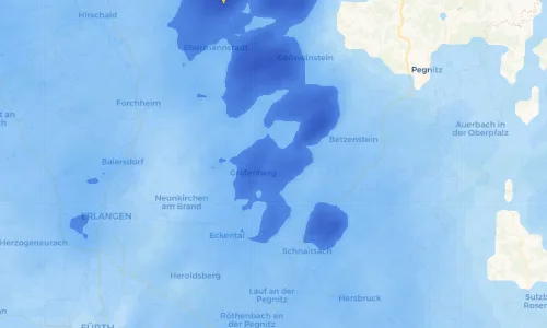 Regenradar Vorschaubild - Aktuelle Niederschläge in Kemmathen und Umgebung