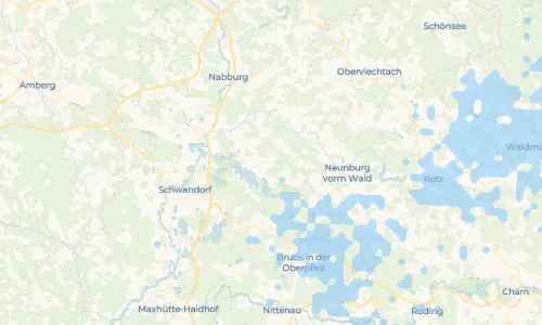 Regenradar Vorschaubild - Aktuelle Niederschläge in Kemnath bei Fuhrn und Umgebung