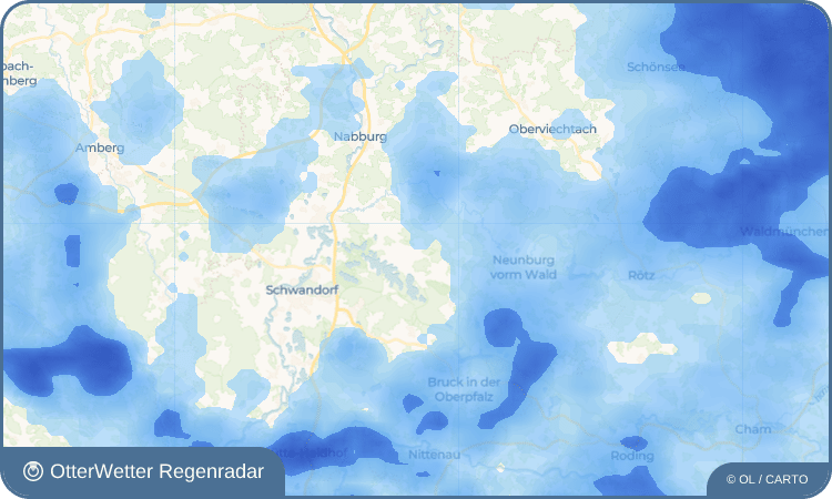 OtterWetter Regenradar-Widget Kemnath bei Fuhrn