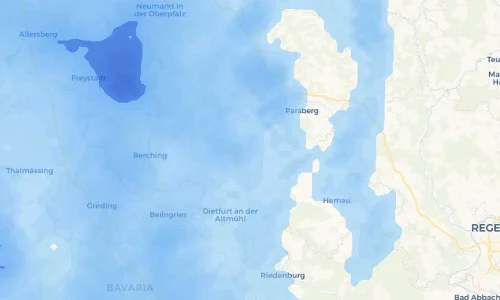 Regenradar Vorschaubild - Aktuelle Niederschläge in Kemnathen und Umgebung
