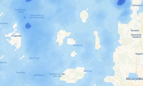 Regenradar Vorschaubild - Aktuelle Niederschläge in Kerschhofen und Umgebung