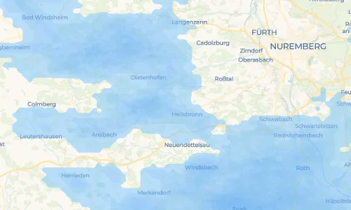 Regenradar Ketteldorf: aktuelle Niederschläge in Ketteldorf und Umgebung, Stand 23. Oktober 2026 um 1:25 Uhr