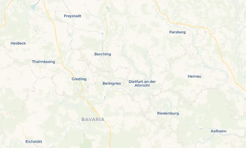 Regenradar Vorschaubild - Aktuelle Niederschläge in Kevenhüll und Umgebung