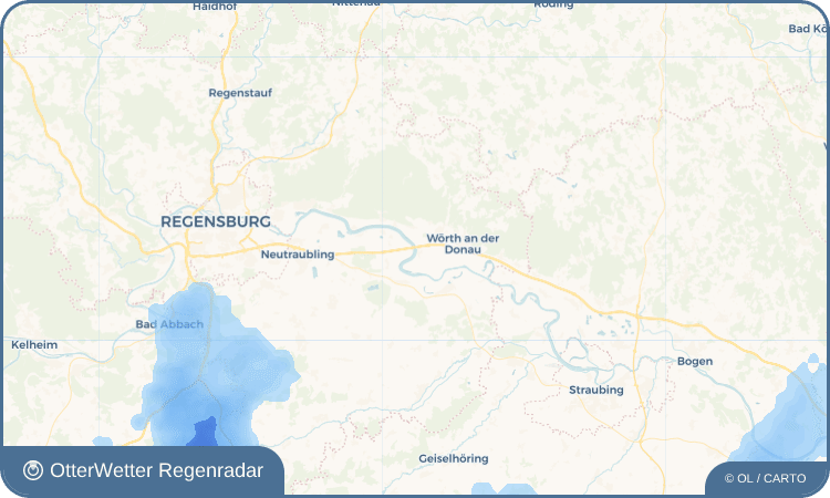 OtterWetter Regenradar-Widget Kiefenholz