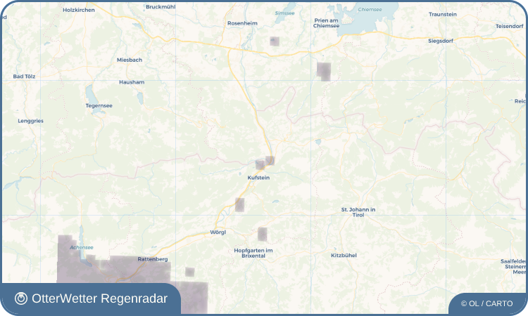 OtterWetter Regenradar-Widget Kiefersfelden