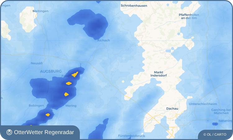 OtterWetter Regenradar-Widget Kiemertshofen