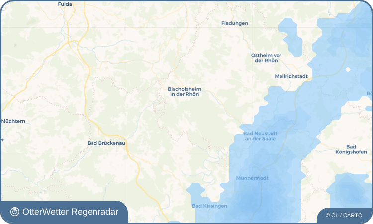 OtterWetter Regenradar-Widget Kilianshof