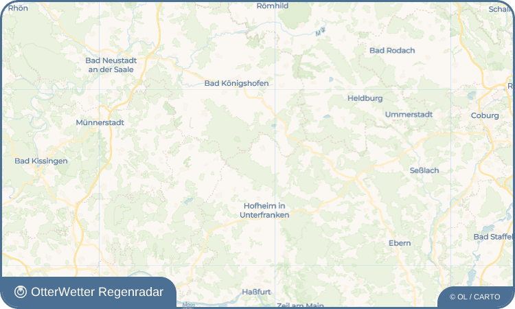 OtterWetter Regenradar-Widget Kimmelsbach