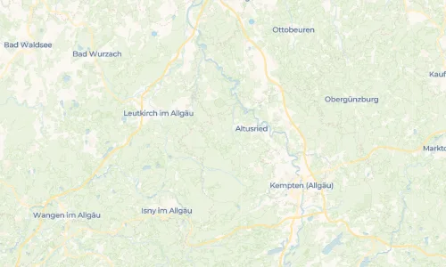 Regenradar Vorschaubild - Aktuelle Niederschläge in Kimratshofen und Umgebung