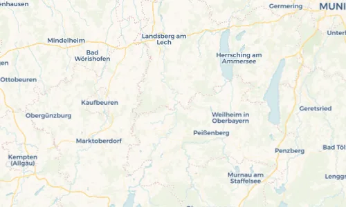 Regenradar Vorschaubild - Aktuelle Niederschläge in Kinsau und Umgebung