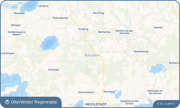 OtterWetter Regenradar-Widget Kipfenberg