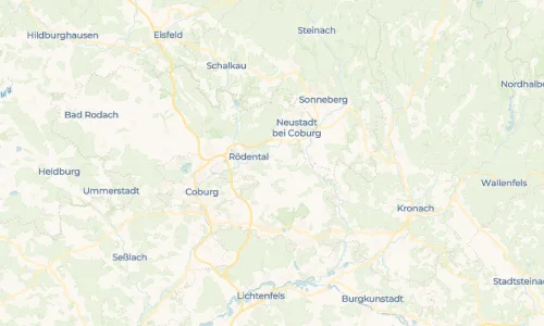 Regenradar Vorschaubild - Aktuelle Niederschläge in Kipfendorf und Umgebung