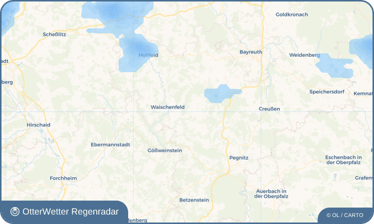 OtterWetter Regenradar-Widget Kirchahorn