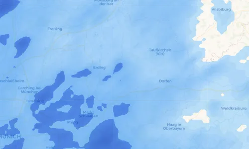 Regenradar Vorschaubild - Aktuelle Niederschläge in Kirchasch und Umgebung