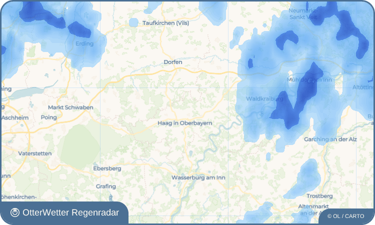 Widget-Vorschau für Kirchdorf bei Haag Wetter-Widget-Vorschau mit Vorhersagedaten für Kirchdorf bei Haag