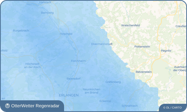 OtterWetter Regenradar-Widget Kirchehrenbach