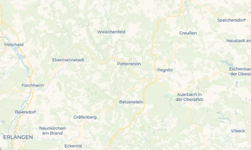 Regenradar Vorschaubild - Aktuelle Niederschläge in Kirchenbirkig und Umgebung