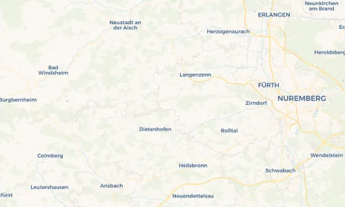 Regenradar Vorschaubild - Aktuelle Niederschläge in Kirchfarrnbach und Umgebung