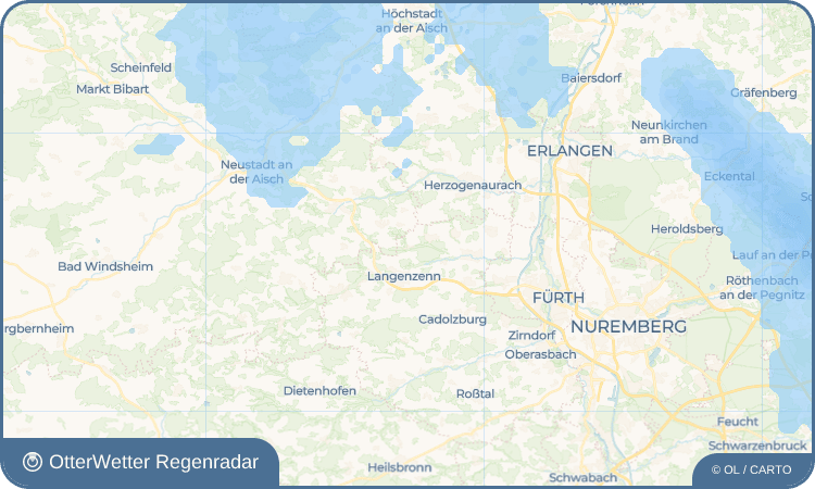 Widget-Vorschau für Kirchfembach Wetter-Widget-Vorschau mit Vorhersagedaten für Kirchfembach