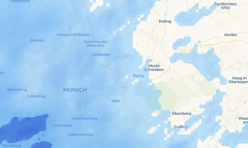 Regenradar Vorschaubild - Aktuelle Niederschläge in Kirchheim bei München und Umgebung