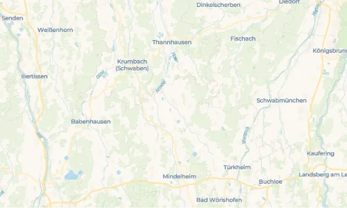 Regenradar Vorschaubild - Aktuelle Niederschläge in Kirchheim in Schwaben und Umgebung