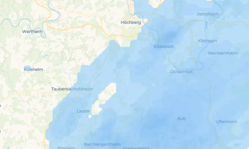 Regenradar-Vorschau: aktuelle Niederschläge in Kirchheim und Umgebung