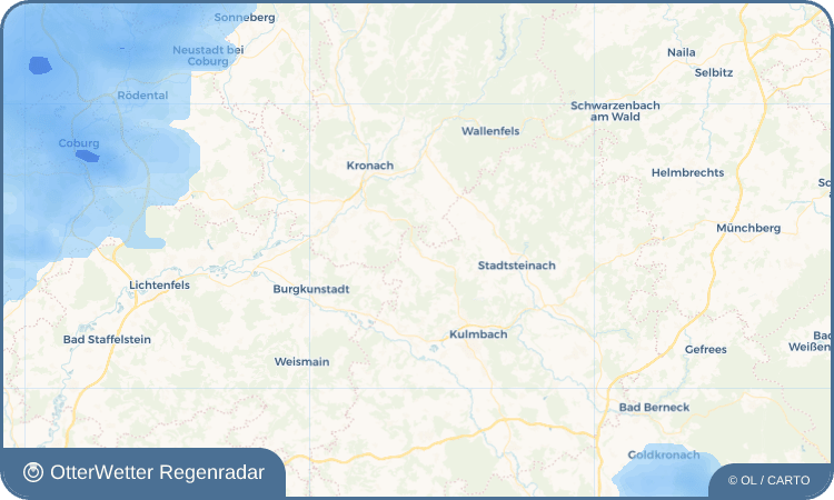 OtterWetter Regenradar-Widget Kirchleus
