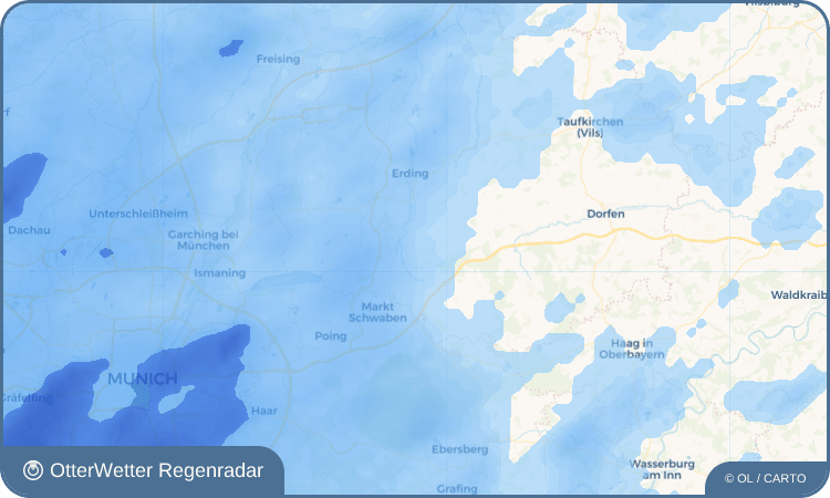 OtterWetter Regenradar-Widget Kirchötting