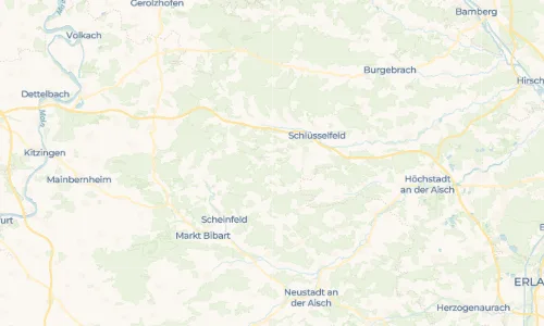 Regenradar Kirchrimbach: aktuelle Niederschläge in Kirchrimbach und Umgebung, Stand 21. Oktober 2026 um 18:05 Uhr