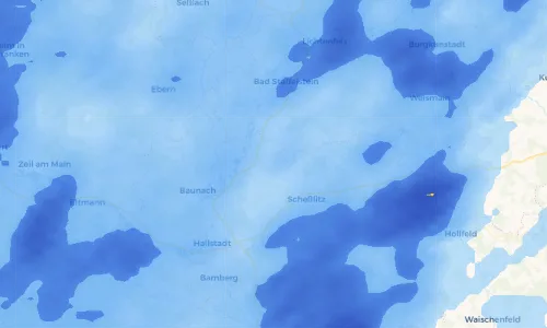 Regenradar Vorschaubild - Aktuelle Niederschläge in Kirchschletten und Umgebung