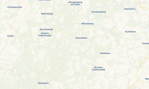 Regenradar-Vorschau: aktuelle Niederschläge in Kirchzell und Umgebung