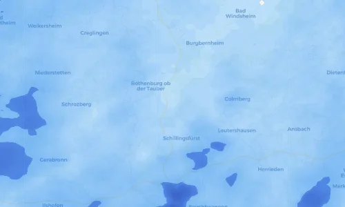 Regenradar Vorschaubild - Aktuelle Niederschläge in Kirnberg und Umgebung
