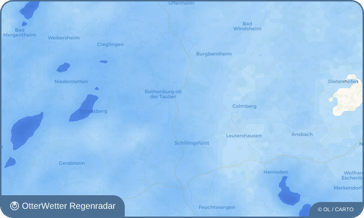 OtterWetter Regenradar-Widget Kirnberg