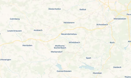 Regenradar Vorschaubild - Aktuelle Niederschläge in Kirschendorf und Umgebung
