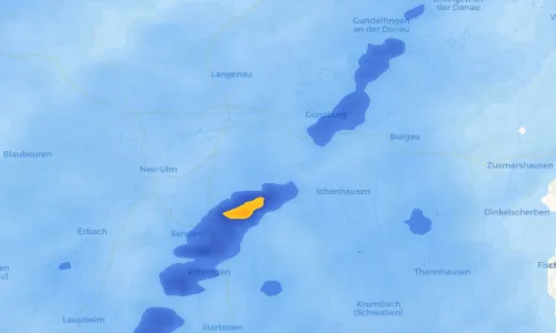 Regenradar Vorschaubild - Aktuelle Niederschläge in Kissendorf und Umgebung