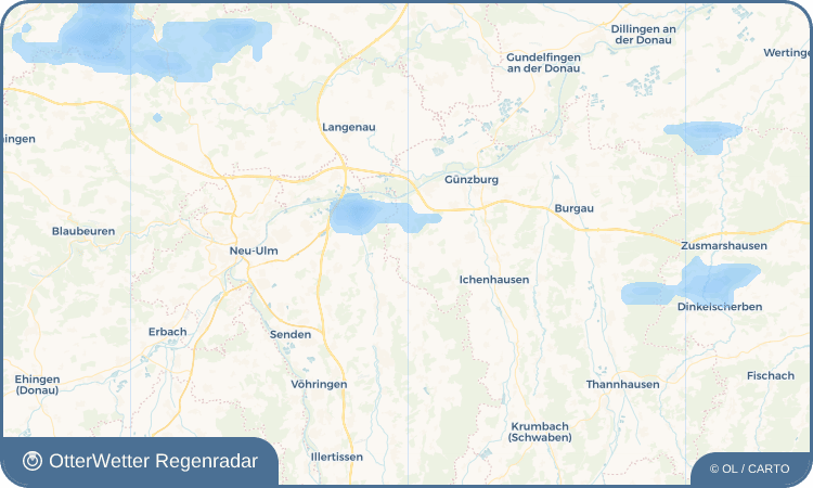 OtterWetter Regenradar-Widget Kissendorf