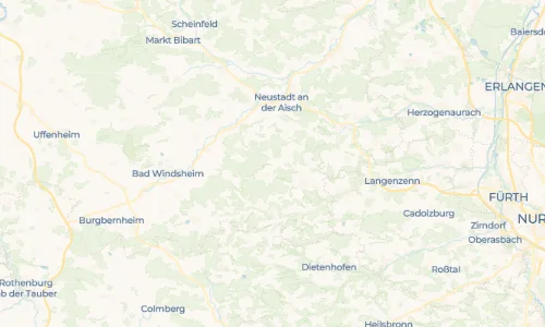 Regenradar Klausaurach: aktuelle Niederschläge in Klausaurach und Umgebung, Stand 21. Oktober 2026 um 4:10 Uhr