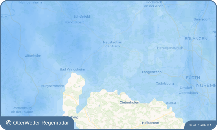 OtterWetter Regenradar-Widget Klausaurach