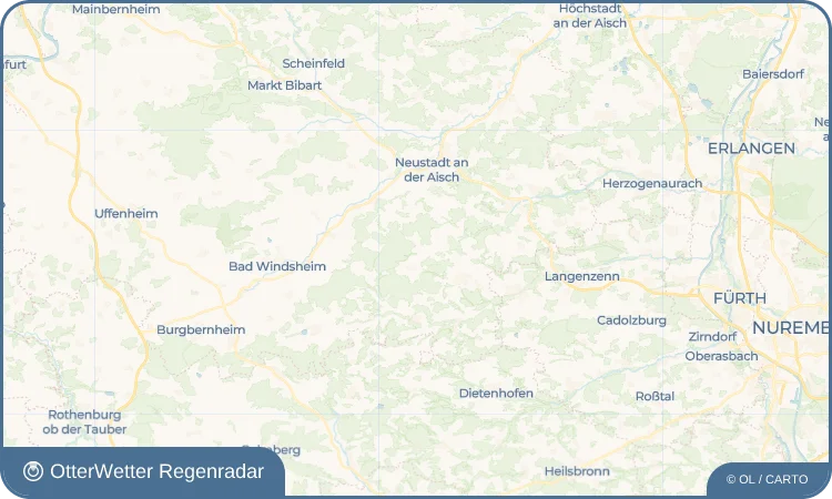 Wetter-Widget-Vorschau mit Vorhersagedaten für Klausaurach
